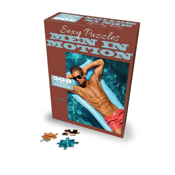 Sexy 500 Pc Puzzles Men in Motion - Easton-Little Genie-Adult