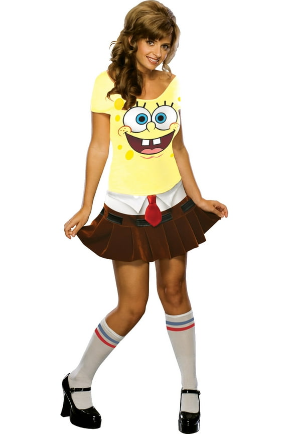 Women's Sponge Babe Costume - Spongebob Squareparts