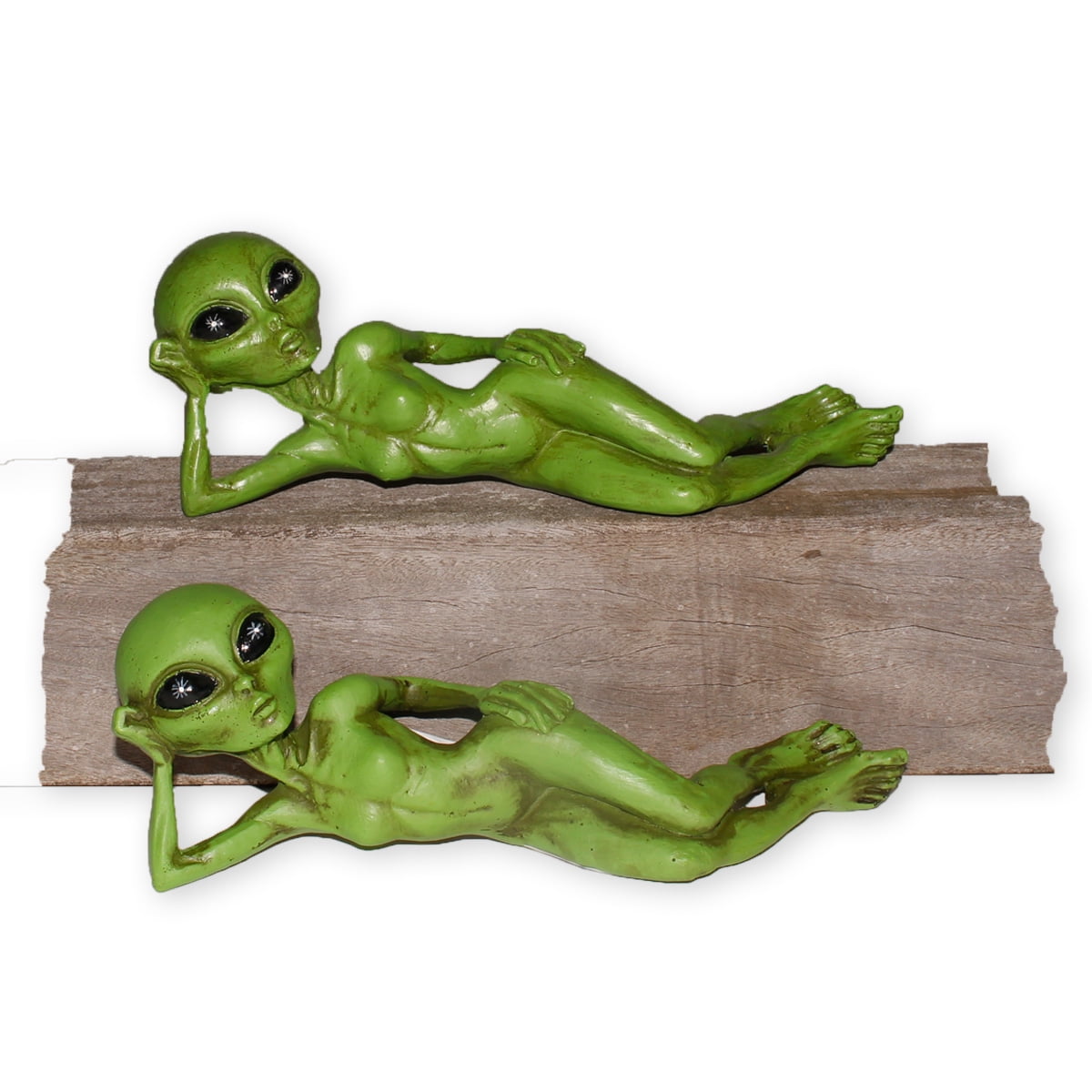 Sexy Alien 10 INCH Laying Extraterrestrial 'Pin-up' Statue 'Summer