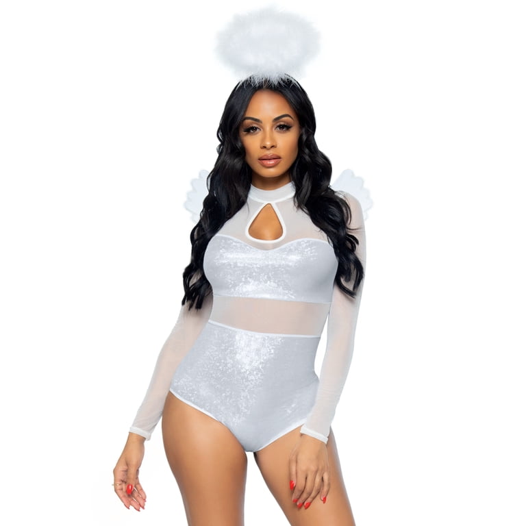where can i get sexy lingerie Halloween Lingerie Set for Women - Sexy Lace Up Bra and Thong