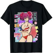 Sexy Anime Girl Waifu Japanese Cosplay T-Shirt