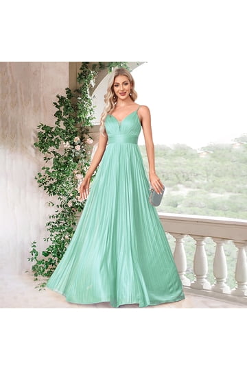 Emerald Green Evening Gown
