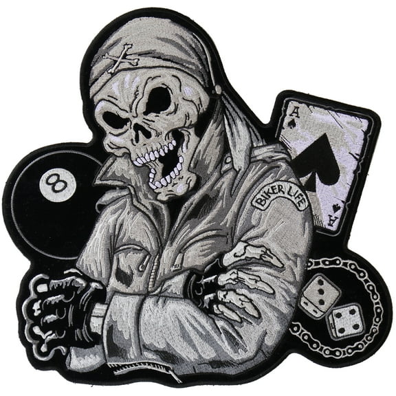Sexy Biker Patch, Large Back Patches for Jackets and Vests