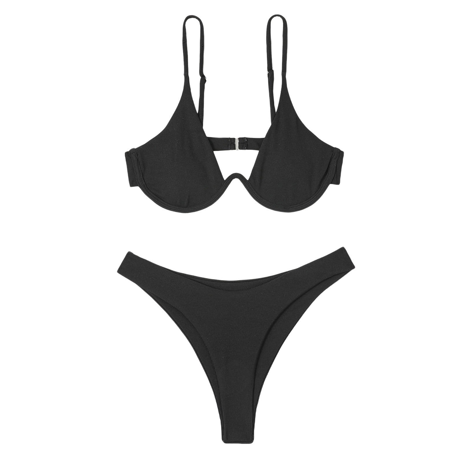Sexy Bikini 2024 Swimsuit Women Swimwear Push Up Bikini Set Thong