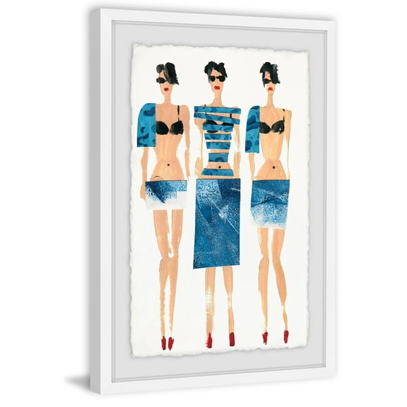 Sexy Blues II Framed Painting Print