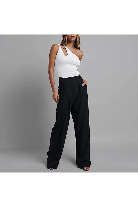 Sexy Bodysuit for Women Summer Tight Cutout One Shoulder Ribbed Knit Body Suits Skinny Stretch Bodycon Slimming Shapewear, White, S