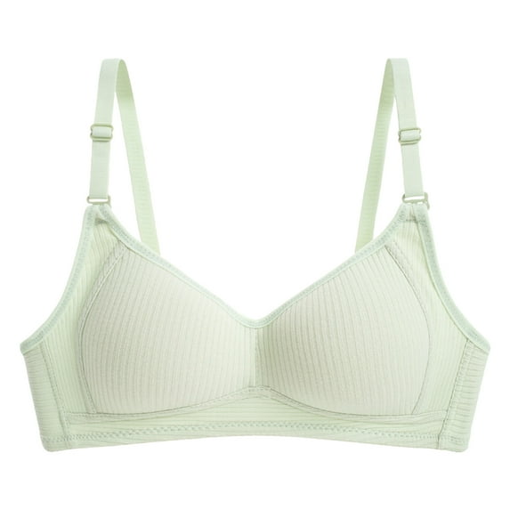 Sexy Bras For Women Push-Up Underwear Solid Green 38