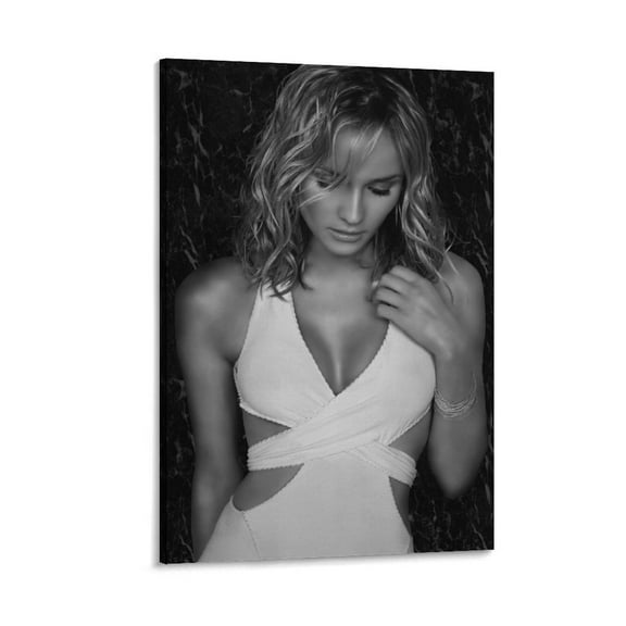 Sexy Celebrity Women Actress Diane Kruger Retro Poster Print Photo Art Painting Canvas Poster Home Decorative Bedroom Modern Decor Posters Gifts 12x18inch(30x45cm)