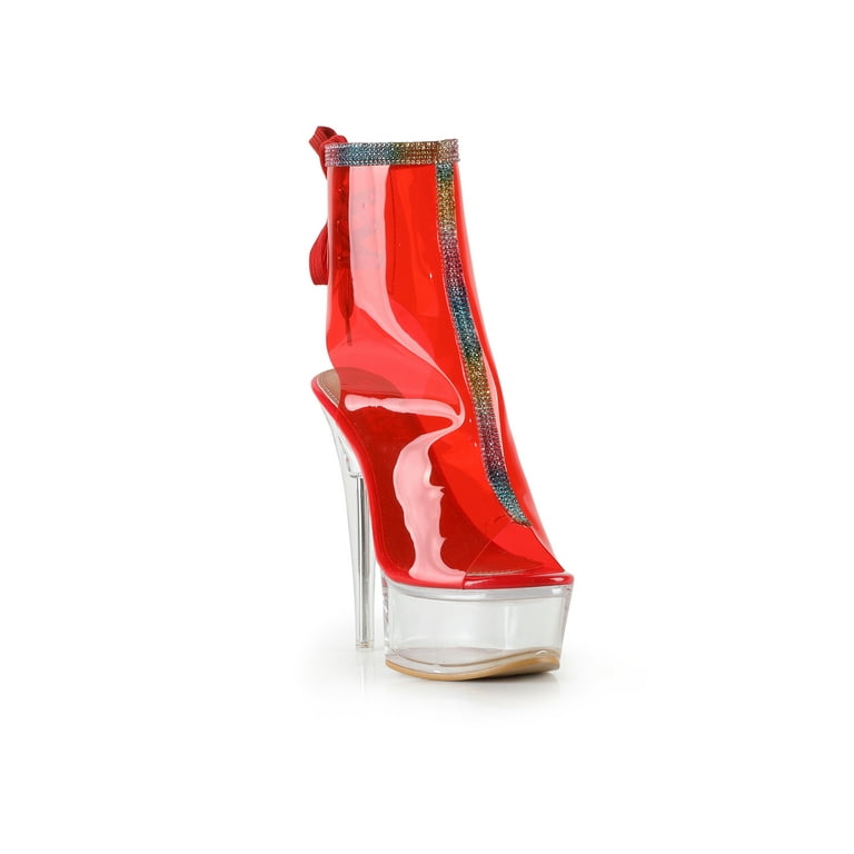 Red pvc best sale boots