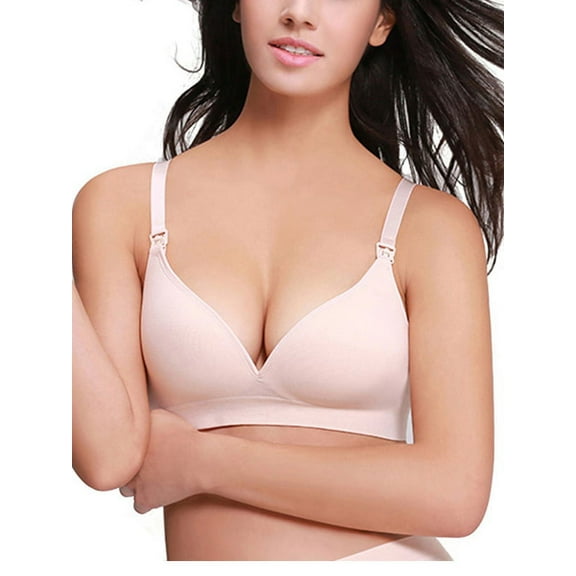 Sexy Cotton Sleep Nursing Feeding Pregnant Breastfeeding Bra