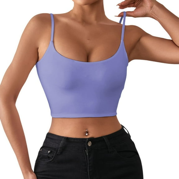 Sexy Crop Top - Strap Back Heart Design - Casual Summer Inner Wear/Outerwear