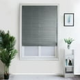 thumbnail image 1 of Sexy Dance 35 x 59 Inch Self Adhesive Cordless Blackout Pleated Blinds Shades for Indoor Window Covers, Non-Woven Room Darkening Curtains, Easy to Install, 1-Pack, Gray, 1 of 13