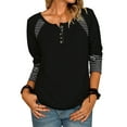 thumbnail image 1 of Sexy Dance Baggy Casual Blouse Tops Shirt for Women Ladies Fall Long Sleeve Henley Crew Neck Holiday Casual Print Tunic Loose Casual Tee Tops Pullover Size S-3XL, 1 of 6