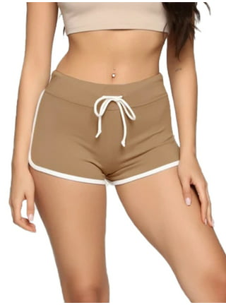 Womens Hot Pants Plain Stretchy Yoga Fitness Dance Club Wear Summer Mini  Shorts