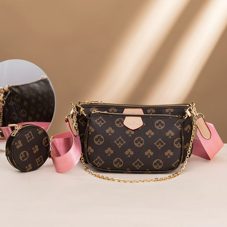 Louis Vuitton LV Multi Pochette Accessoires Crossbody Bag. 3 Bags In 1.