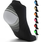 Sexy Dance Copper Low Cut Compression Running Socks For Men & Women-3/6Pairs-Circulation best for Athletic,Ankle Support Travel
