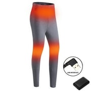 PLORESER Sexy Dance Heated Underwear Shirt with Pants Washable USB Charging Electric Thermal Heating Insulated Clothes with 3 Level Temperature Setting Cold-Proof Underwear Men/Women Outdoor Winter Heating