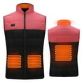 thumbnail image 1 of Winwarm Men 9 Zone Electric Heated Vest,Zipper Sleeveless Heated Jacket,Lightweight Heated Coat,Thermal Warmth Heating Vest Jacket Coat Outwear Clothing With Power Bank, 1 of 3