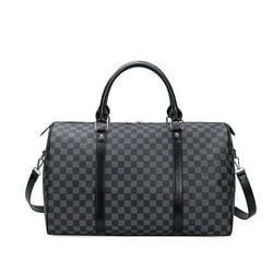 MK Gdledy Checkered Women PU Leather Tote Bag Tassels Leather Shoulder  Handbags Fashion Ladies Purses Satchel Messenger Bags 