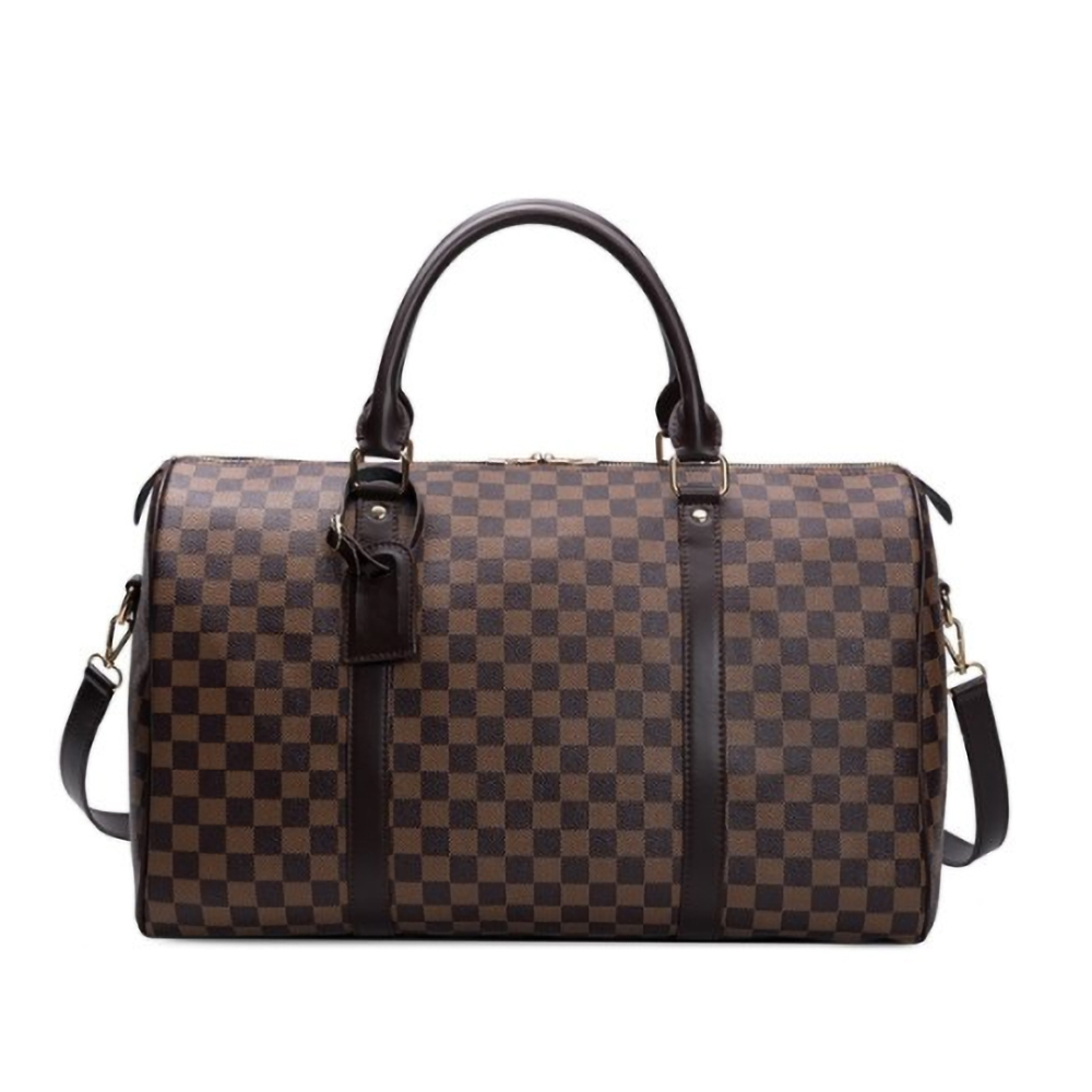 Sexy Dance Lage Womens Man Checkered Luggage Duffel Bag,Travel