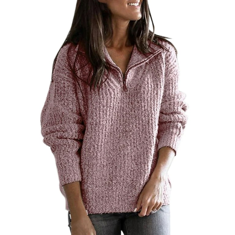 Half zip ladies jumper sales