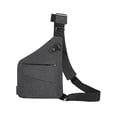 thumbnail image 1 of Sexy Dance Men Casual Waist Bag Sling Pack Bum Belt Bag Satchel Crossbody Bag Gray Right Chest, 1 of 7