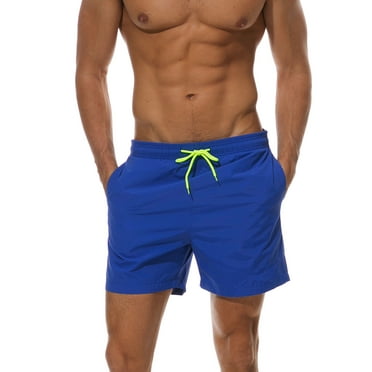 Mens Boys Swim Shorts Trunks Board Shorts Swimsuit Bottoms With Front ...