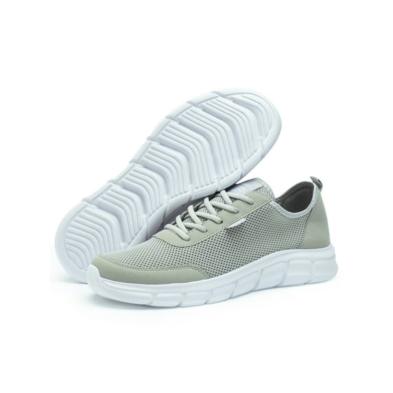 Sexy Dance Men's Extra Wide Sneakers Comfor Walking Running Non Slip Lace Up Sport Casual Athletic Shoes Black Size 7-14