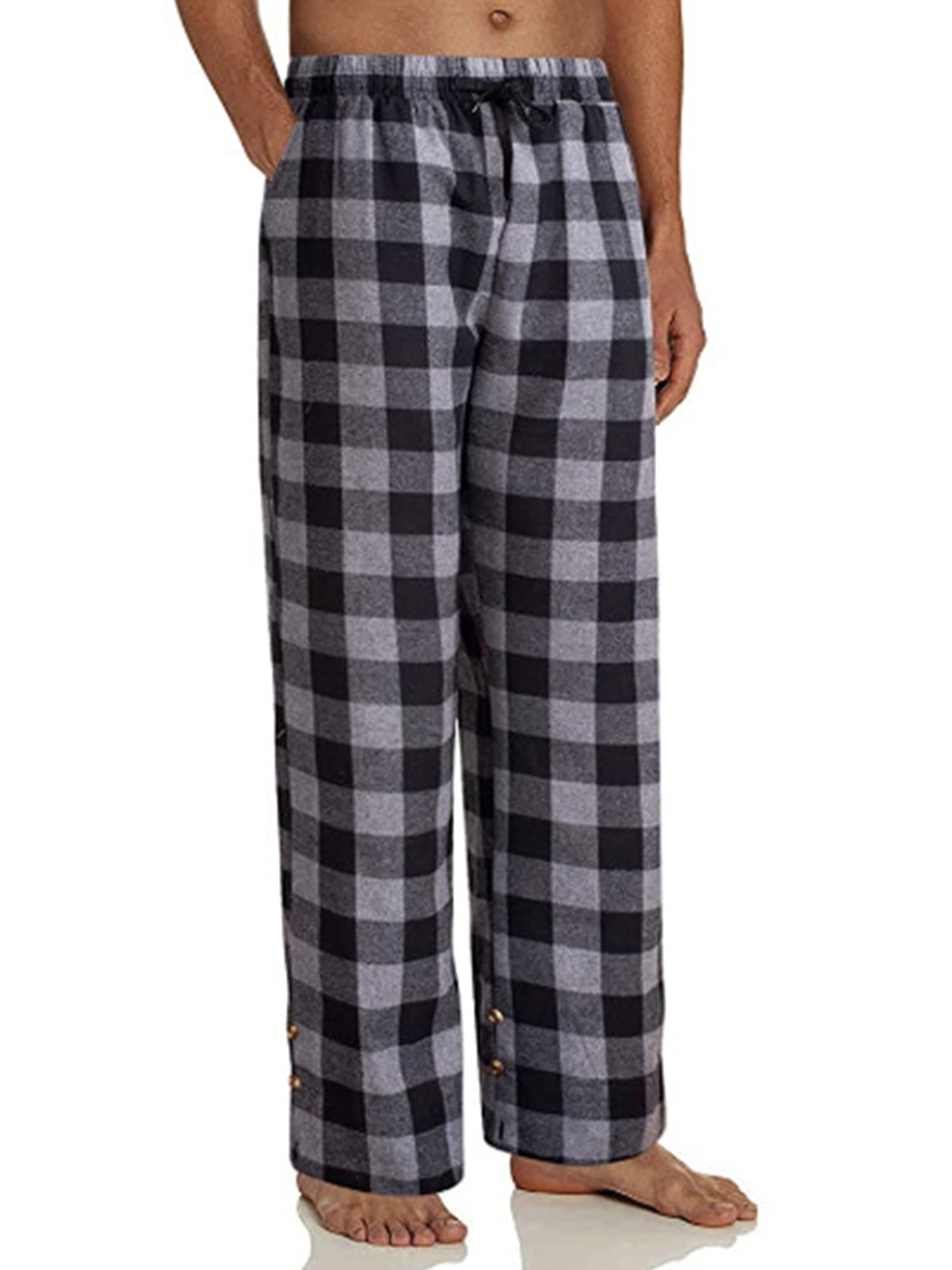 Sexy Dance Men's Woven Comfy Pajama Buffalo Lounge Pants Plaid PJ