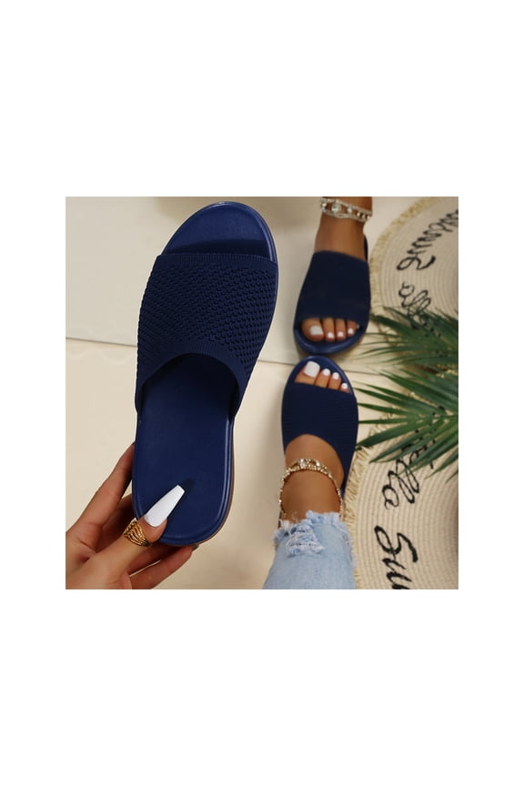 Sexy Dance Orthopedic Sandals for Women Wide Width Comfortable Slides Slippers Slip On house Shoes