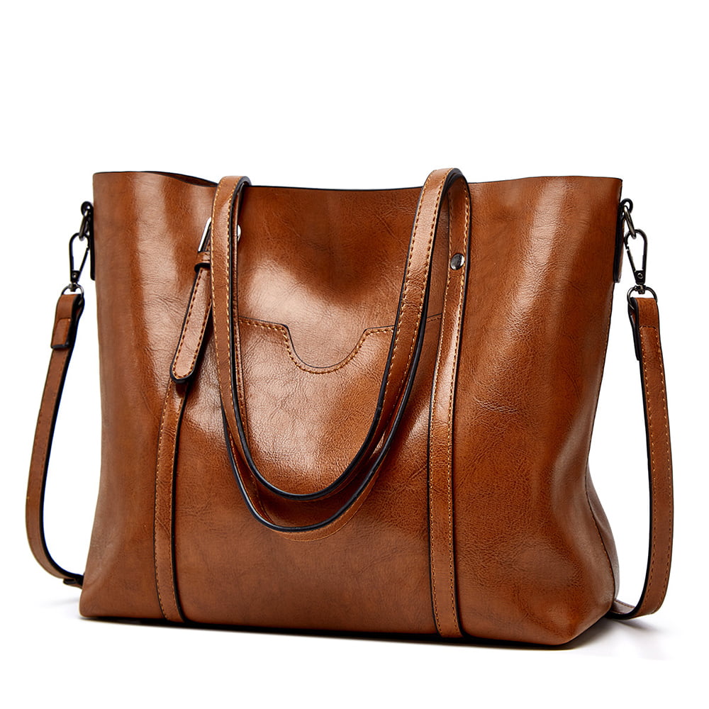 Sexy Dance Tote Bags for Women Vintage Leather Purses and Handbags Ladies Work Office Daily Shoulder Crossbody Bag,Brown - image 1 of 8