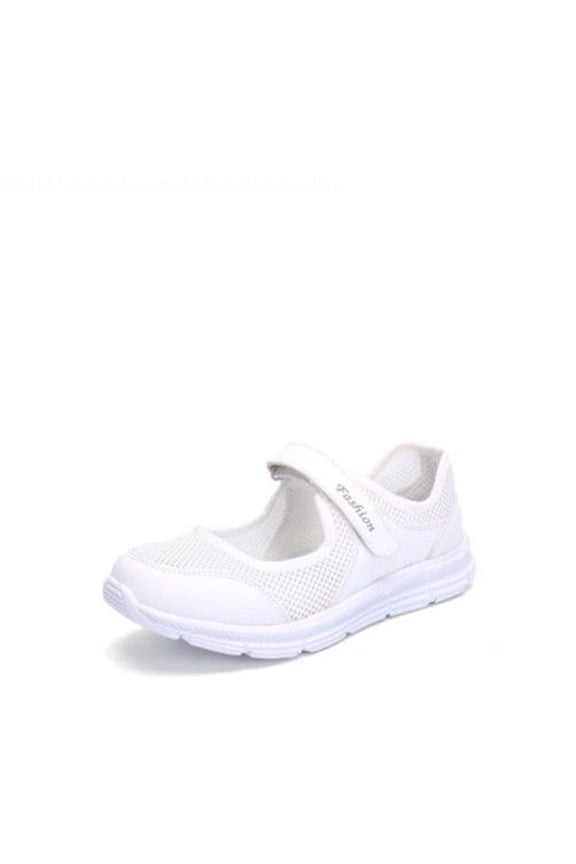 Wide Width Mary Jane Shoes Women's Casual Walking Runing Sneakers Flat Shoes
