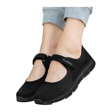 Sexy Dance Wide Width Mary Jane Shoes Women's Casual Walking Runing Sneakers Flat Shoes