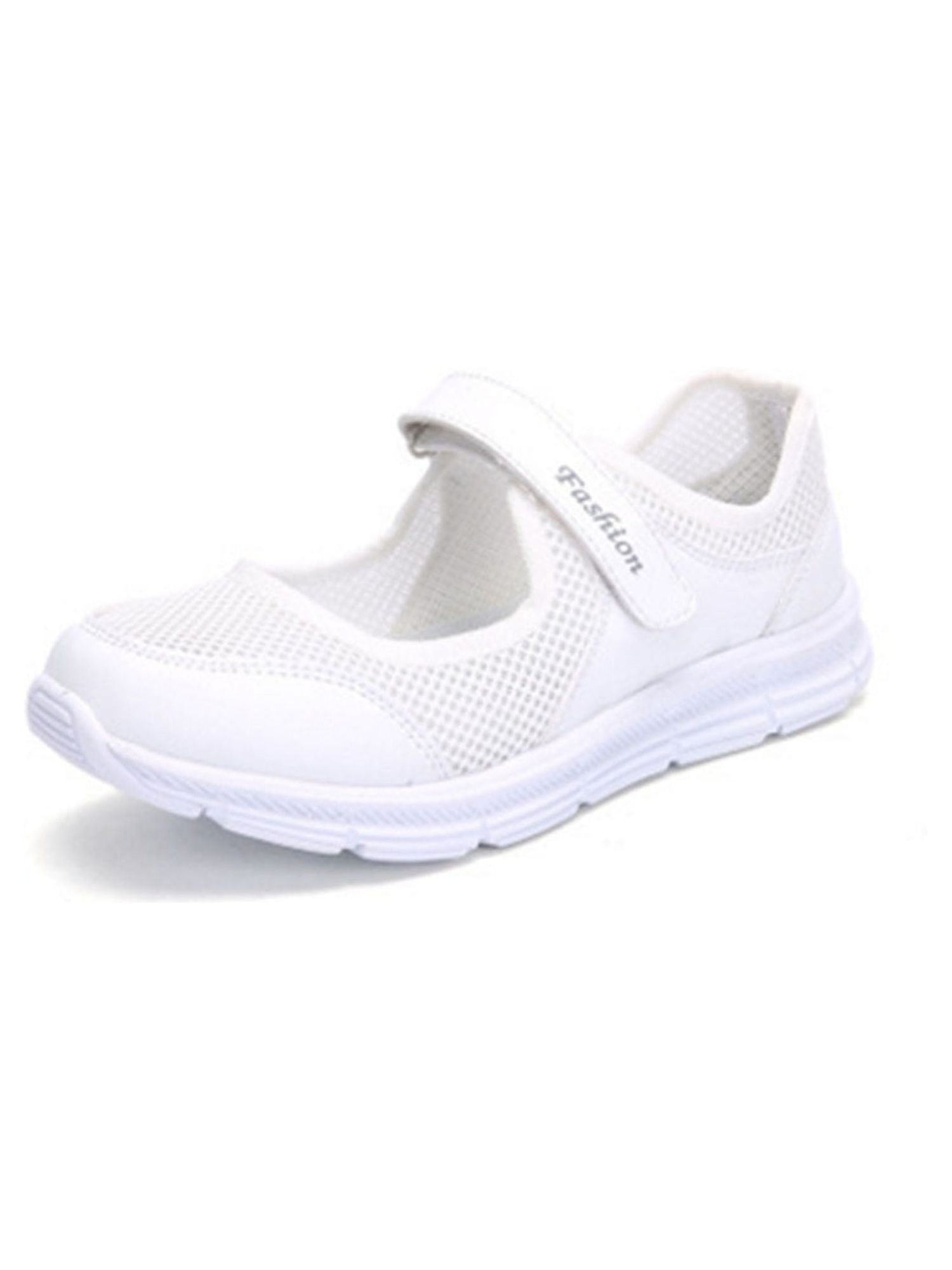 Wide Width Mary Jane Shoes Women's Casual Walking Runing Sneakers Flat Shoes