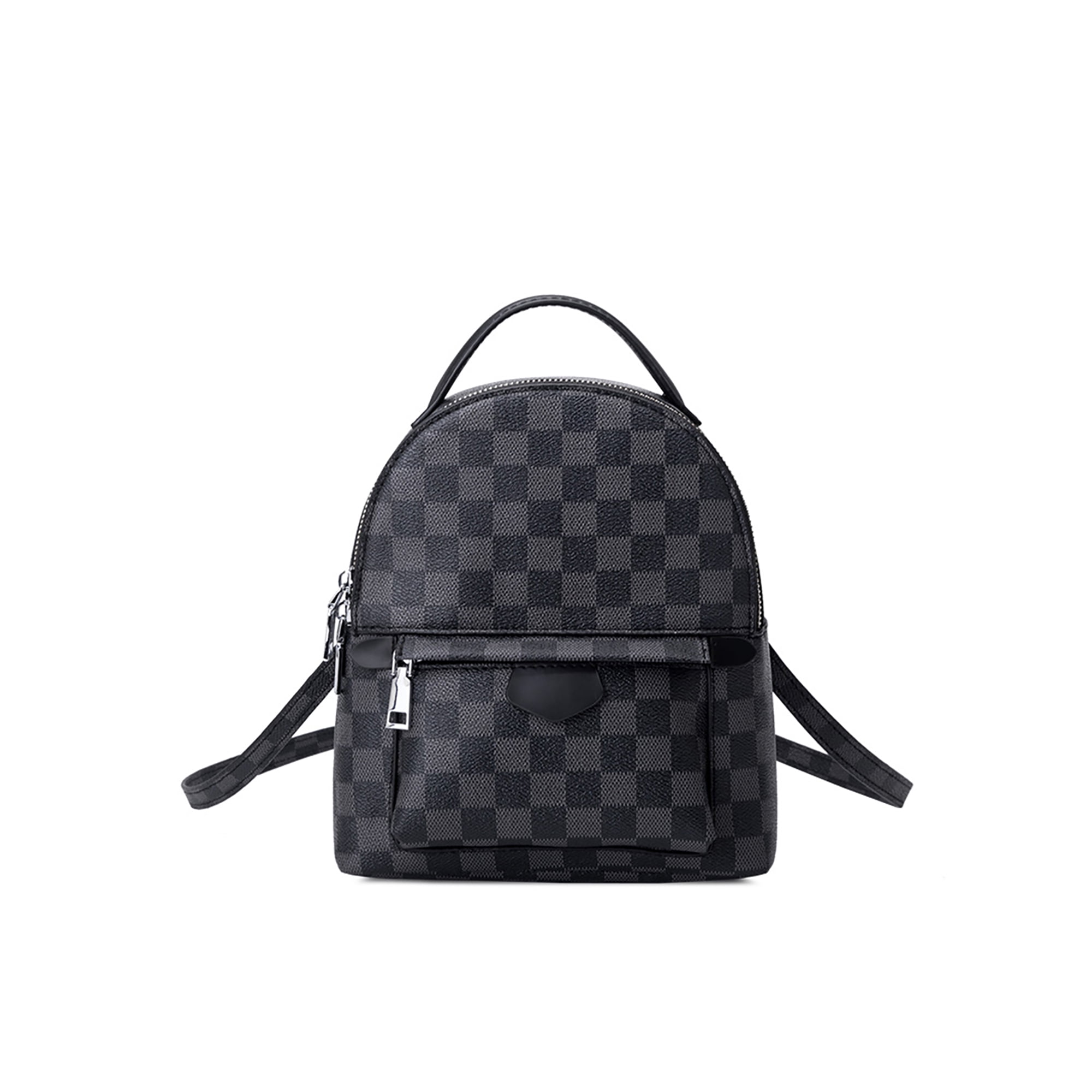 Sexy Dance Women Checkered Backpack Fashion Backpack Leather Satchel  Handbag Purse School Daypack for Xmas Christmas Birthday Gifts 