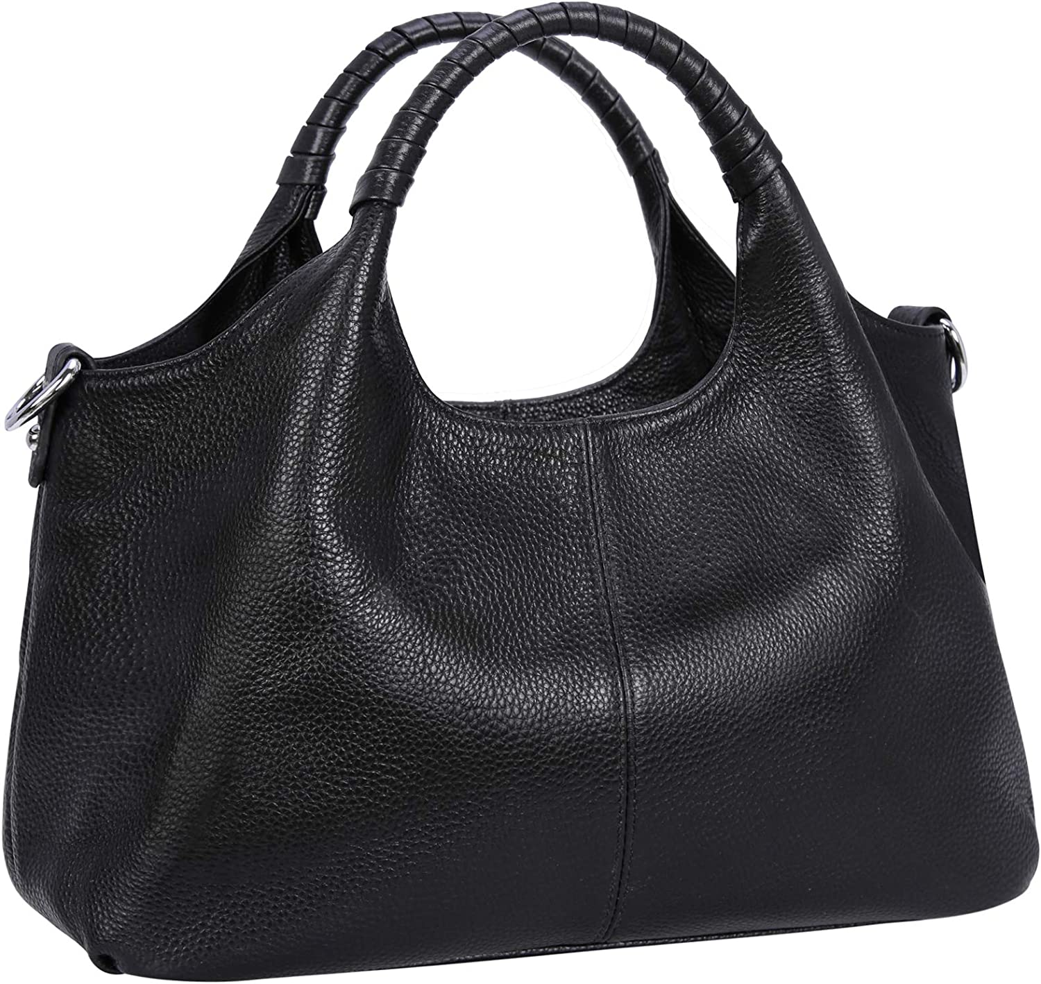 Sexy Dance Women Handbags Genuine Leather Work Tote Shoulder Bag Top Handle Satchel Ladies Hobo Crossbody Bags Black - image 1 of 6