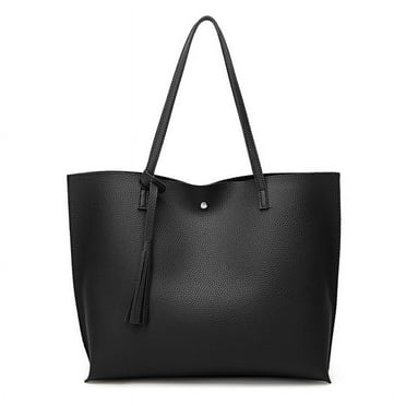 Women Tote Bag Tassels Leather Shoulder Handbags Fashion Ladies Purses ...
