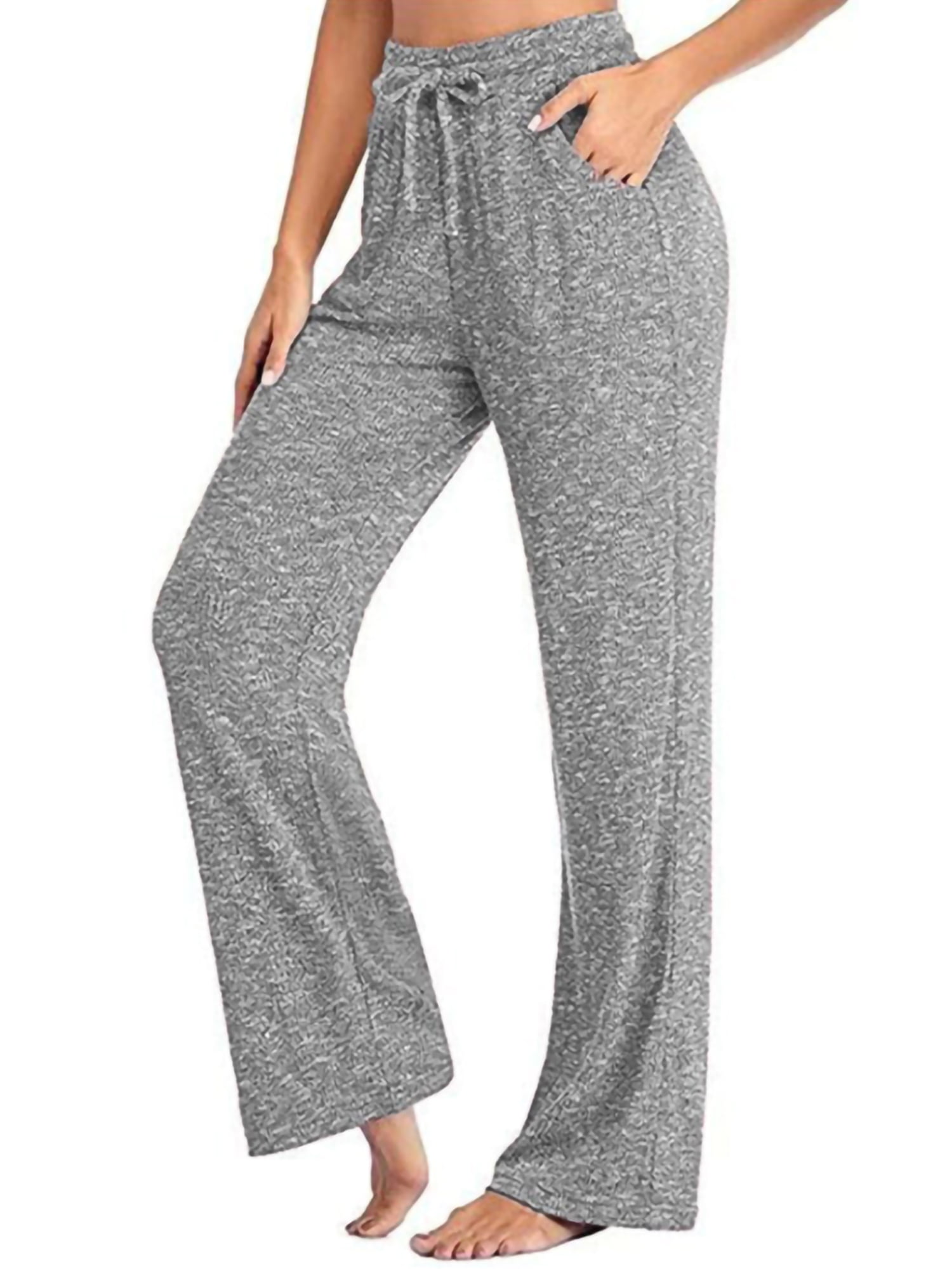 Women's Flare Yoga Pants High Waisted Casual Workout Wide Leg