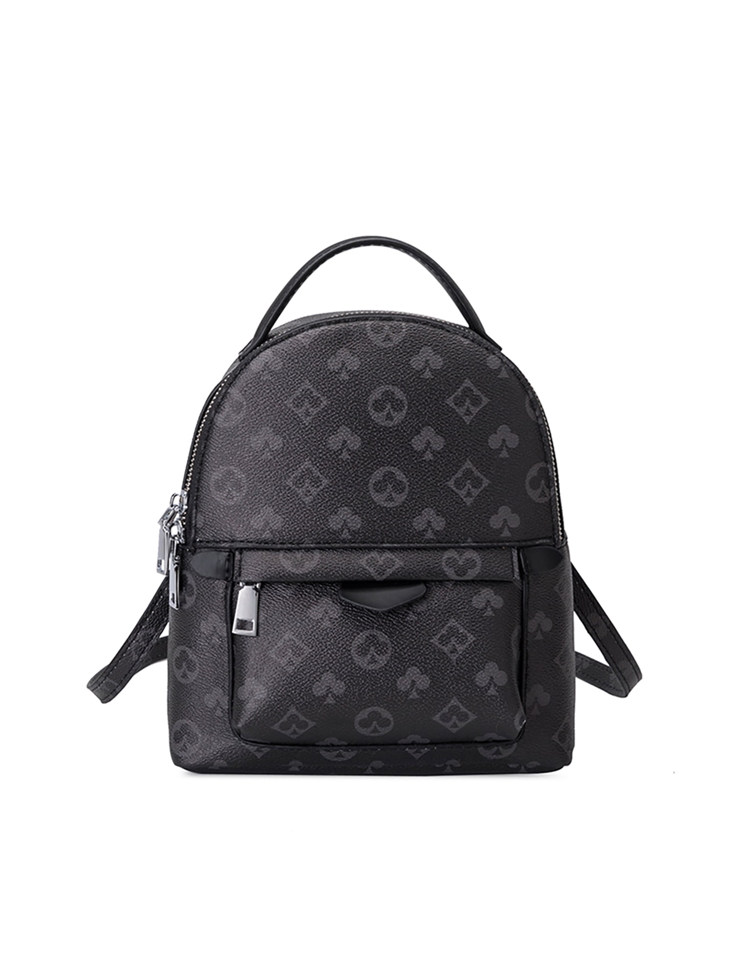 Sexy Dance Women Checkered Backpack PU Vegan Leather Knapsack Fashion  Classic Daypack School Bag Anti-Theft Rucksack Bookbag With Inner  Pouch-Black Checkered 
