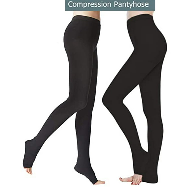 Medical Compression Leggings for Women 20-30 mmhg Compression Pantyhose,  Medical Compression Tights for Varicose Veins