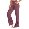 thumbnail image 1 of Sexy Dance Womens Wide Leg Yoga Sweatpants Comfy Loose Lounge Joggers Pants Drawstring Pajama Bottom Nightwear with Pockets, 1 of 2