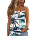 thumbnail image 1 of Sexy Embellished Off-Shoulder Tube Tops Metallic Palm Leaf Pattern Clubwear with Asymmetrical Hemline & Sheer Panels, 1 of 5