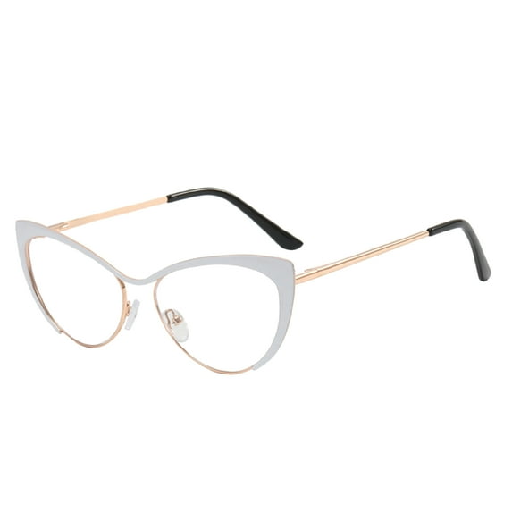 Sexy Fashionable Cat Eye Glasses Clear Lenses Lightweight Trendy Frame for Women for Daily Wear and Stylish Looks