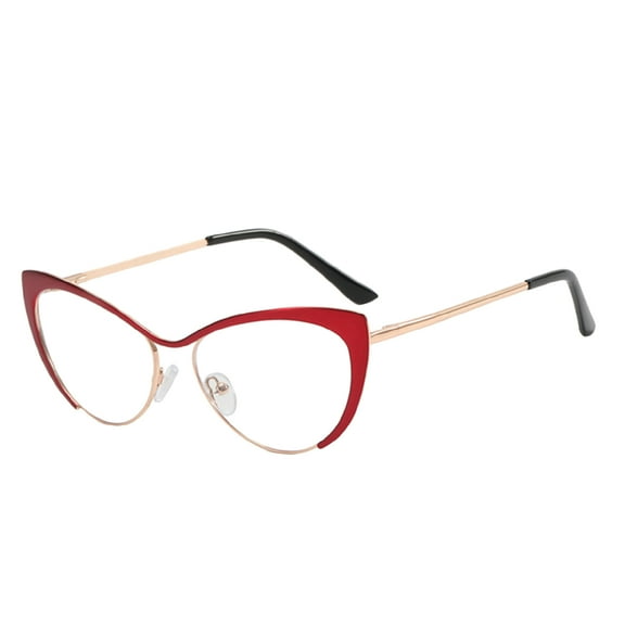 Sexy Fashionable Cat Eye Glasses Clear Lenses Lightweight Trendy Frame for Women for Daily Wear and Stylish Looks