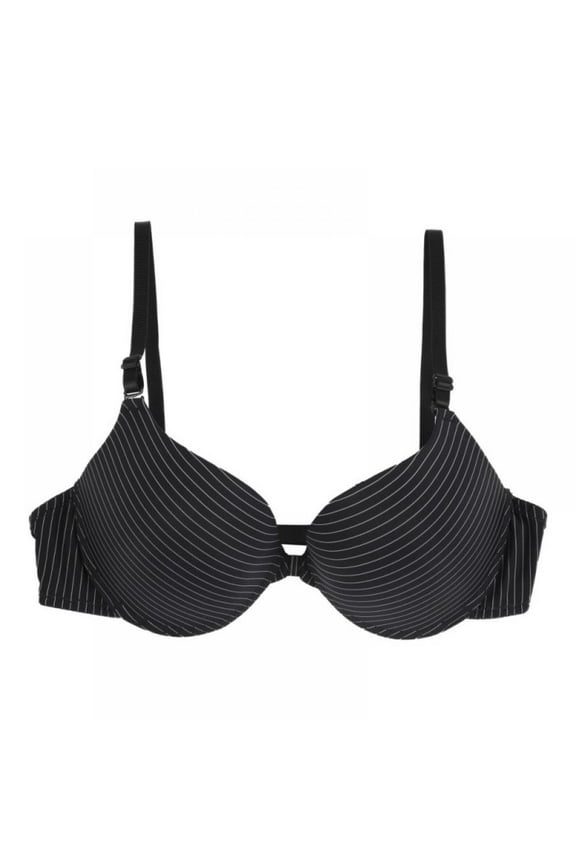 Sexy Front Closure Bralette Brassiere For Women Push Up Bras Fashion Ladies Striped Lingerie Underwear Women