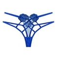 thumbnail image 1 of Sexy G String Thong for Women Low Rise Underwear Lace Thongs Ladies T Back Bikini Panties Panty Valentine's Day Gift for Woman, 1 of 3