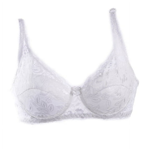 Sexy Gather Push Up Bra Underwire 5/8 Cup Lace Brassiere Underwear 32/34/36/38/40