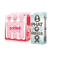 thumbnail image 1 of Sexy Gift Set of Pocket Pink, Mini Masturbator Trio and Icon Brands Phat Rings Smoke 2, Chunky Cock Rings, 1 of 3