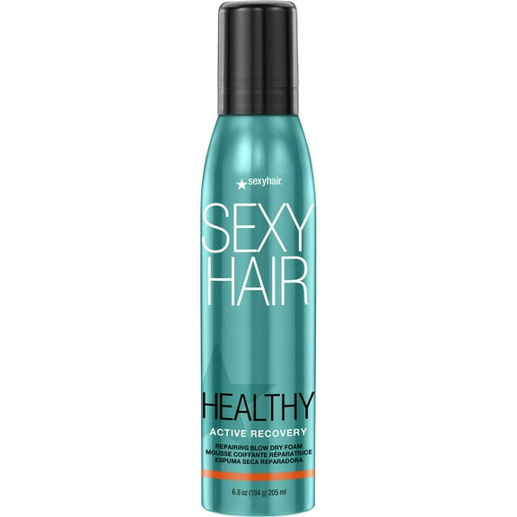 SexyHair Healthy Active Recovery Repairing Blow Dry Foam 6.8 oz