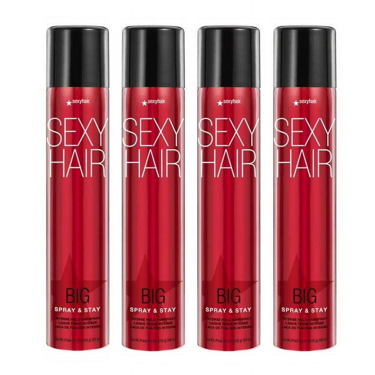 Big Sexy Hair Spray and Stay Intense Hold Hairspray 9 oz - 3 Pack